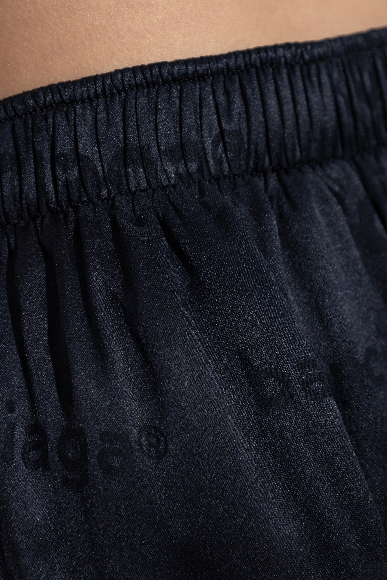 Balenciaga Silk trousers with monogram | Women's Clothing